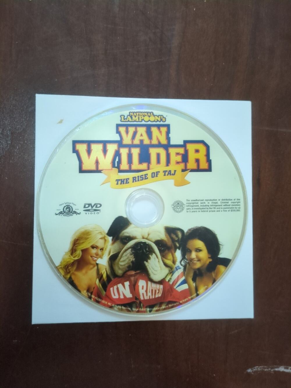 Van Wilder: The Rise of Taj (DVD, 2009) Unrated National Lampoons disc only